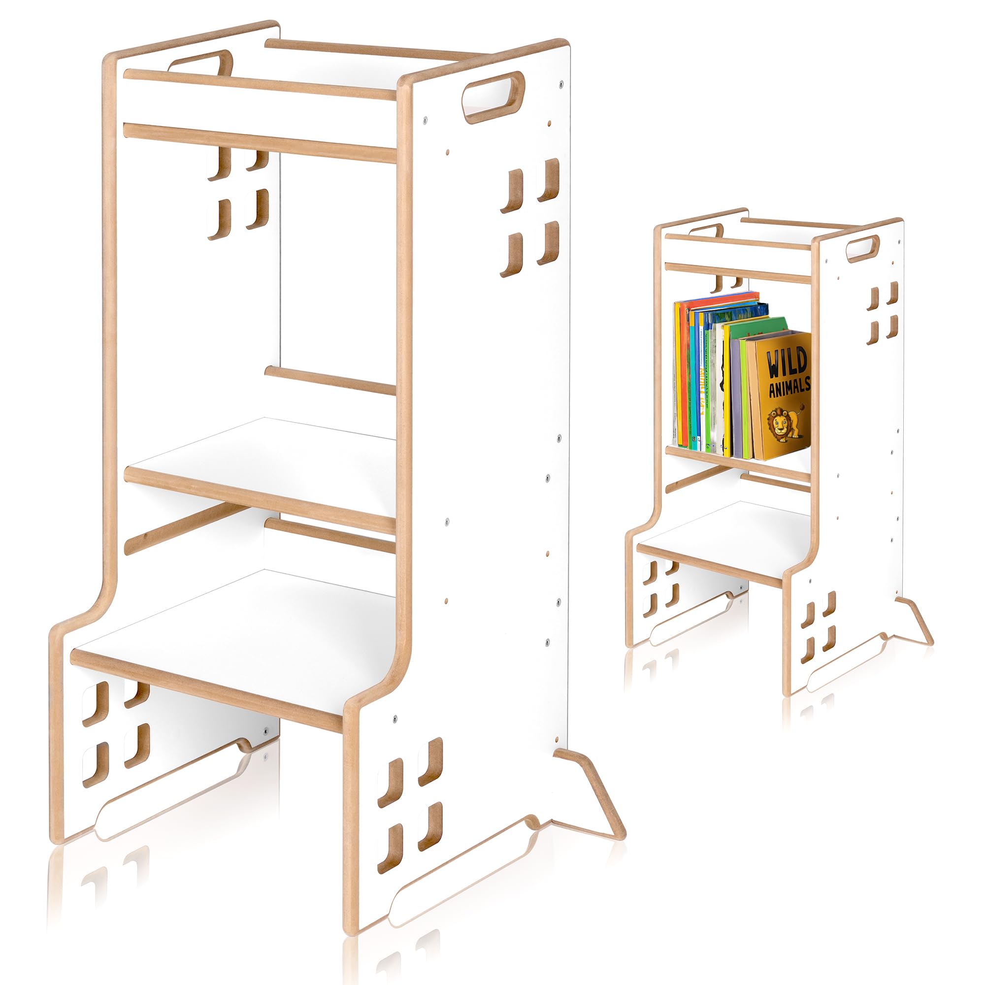 Lionelo CASS Torre Montessori 3in1, Bianco