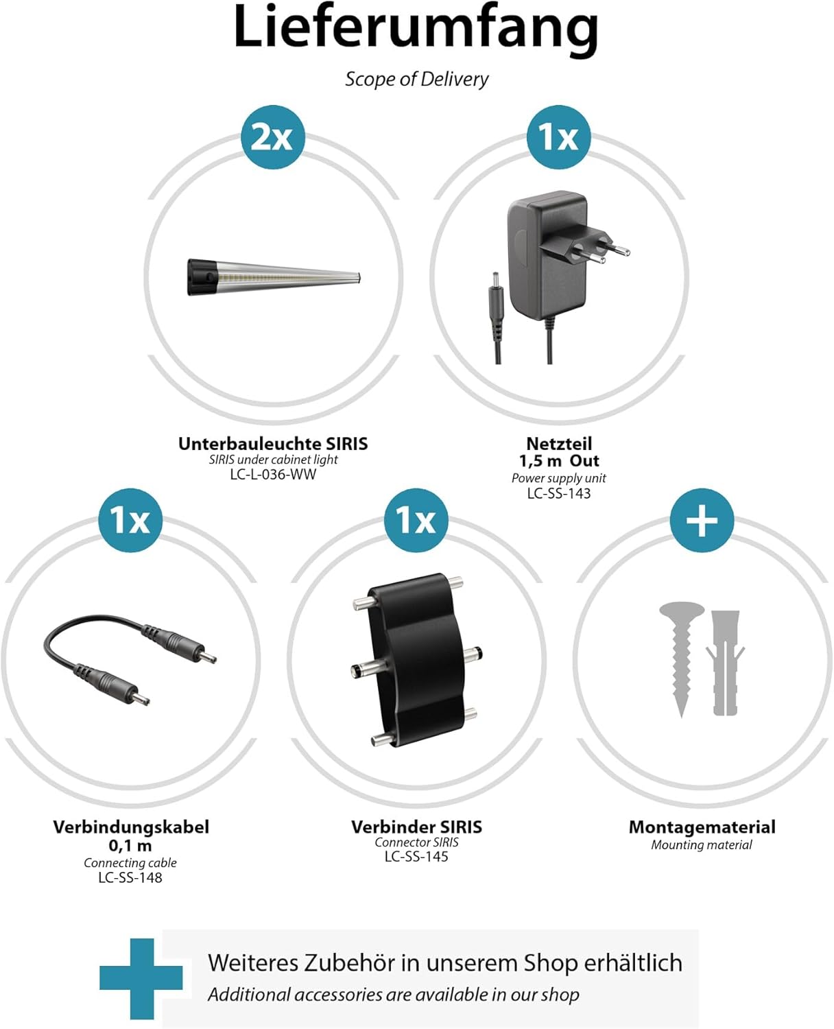 Parlat Apparecchio d'Illuminazione SIRIS Piatto (2 pezzi) - immagine 6