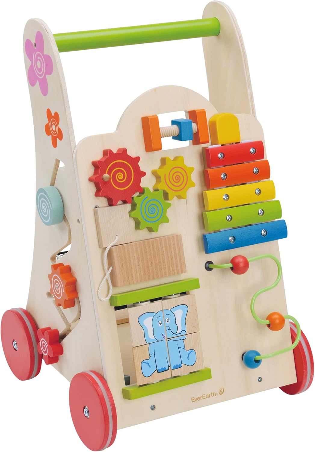 Everearth Carrello da Passeggio in Legno 51cm - immagine 1