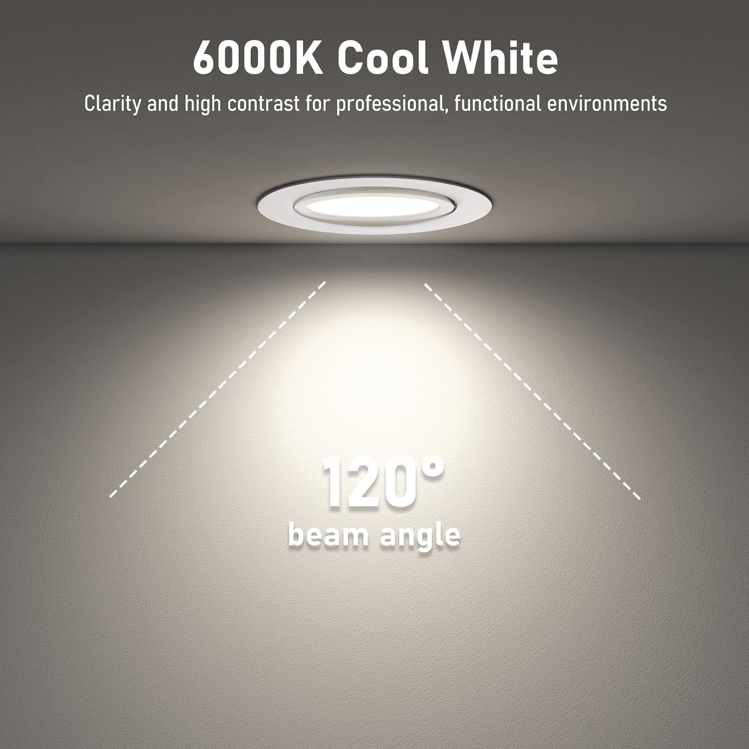 Faretti LED Soffitto Incasso 4W 6000K (Set di 12) - immagine 4