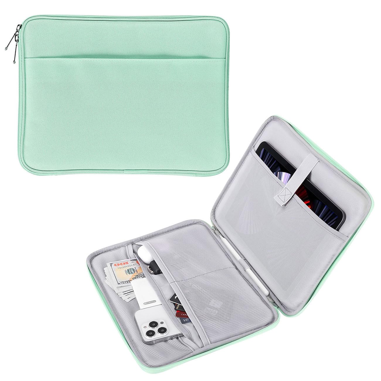 Moko Custodia Protettiva 9-11” per Tablet, Menta Verde
