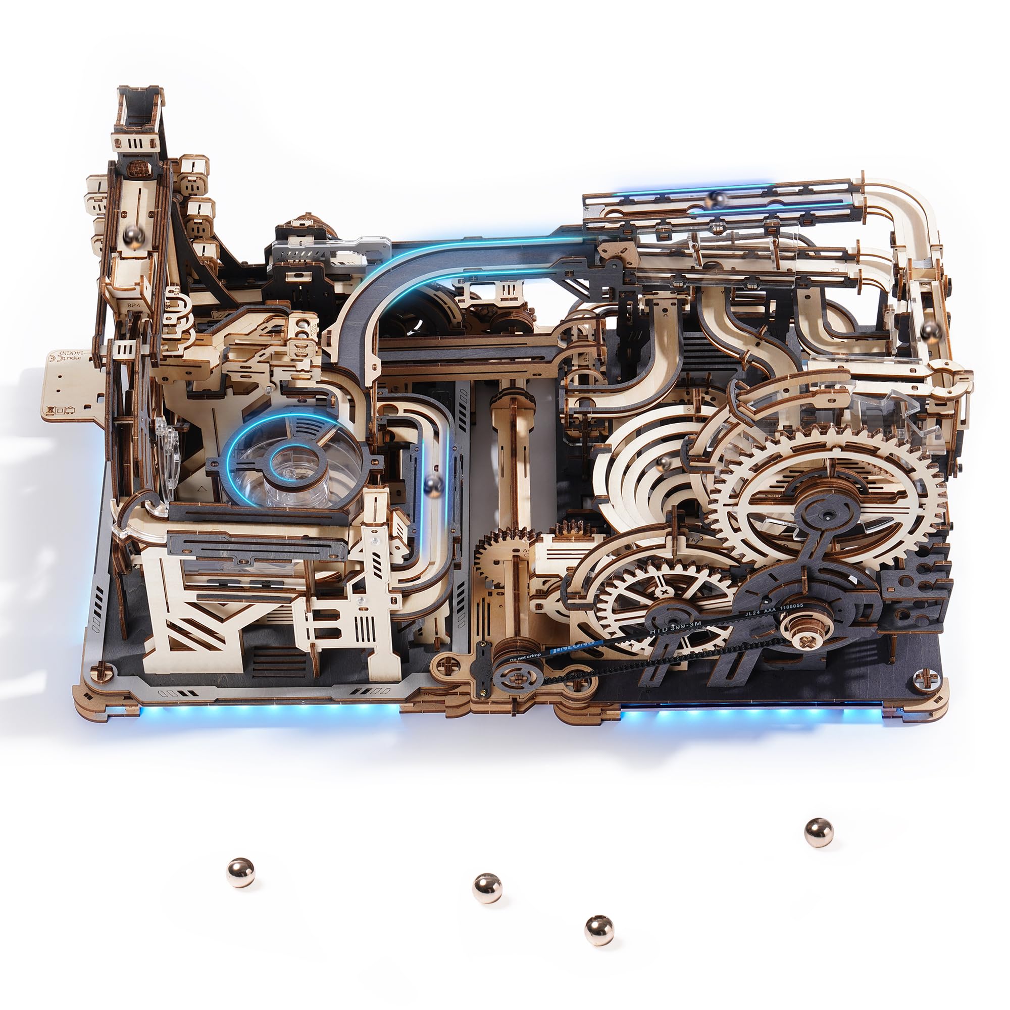 Rowood Marble Run Kit Modello Elettrico 3D in Legno