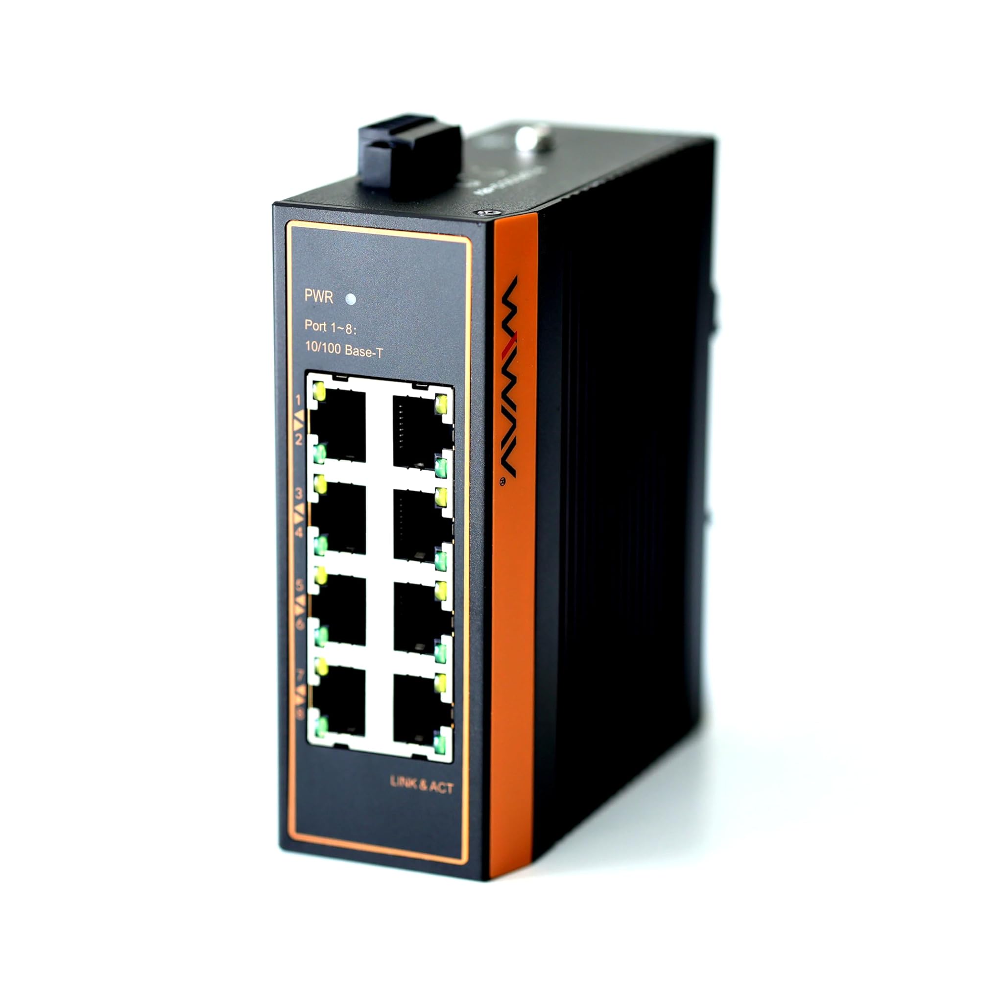 Wiwav W1008-8FE-I Switch Ethernet Industriale 8 Porte