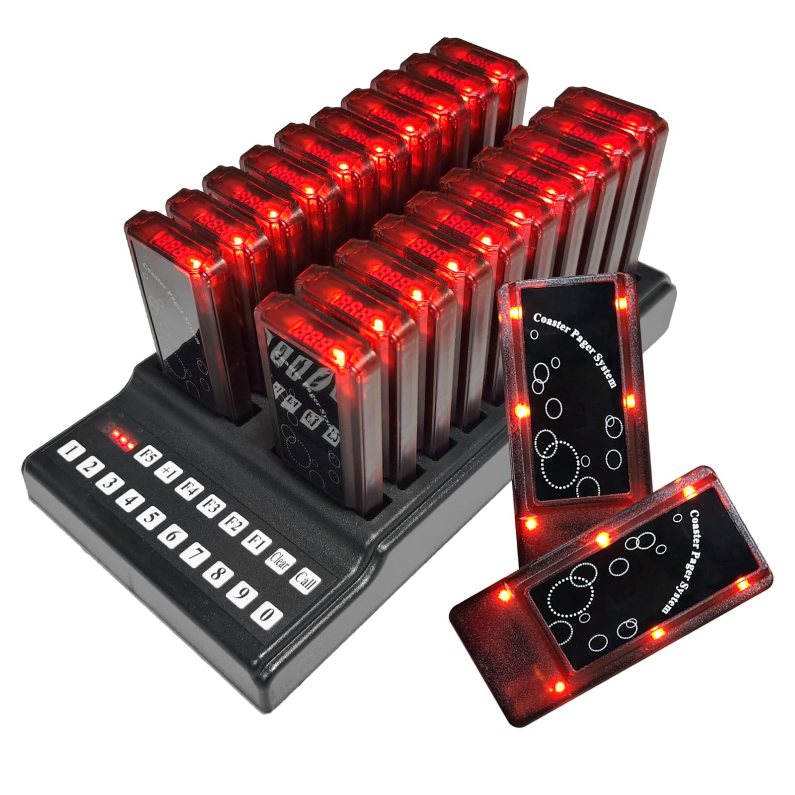 Cercapersone Ristorante 3 Cifre - 20 Pagers Wireless 500M