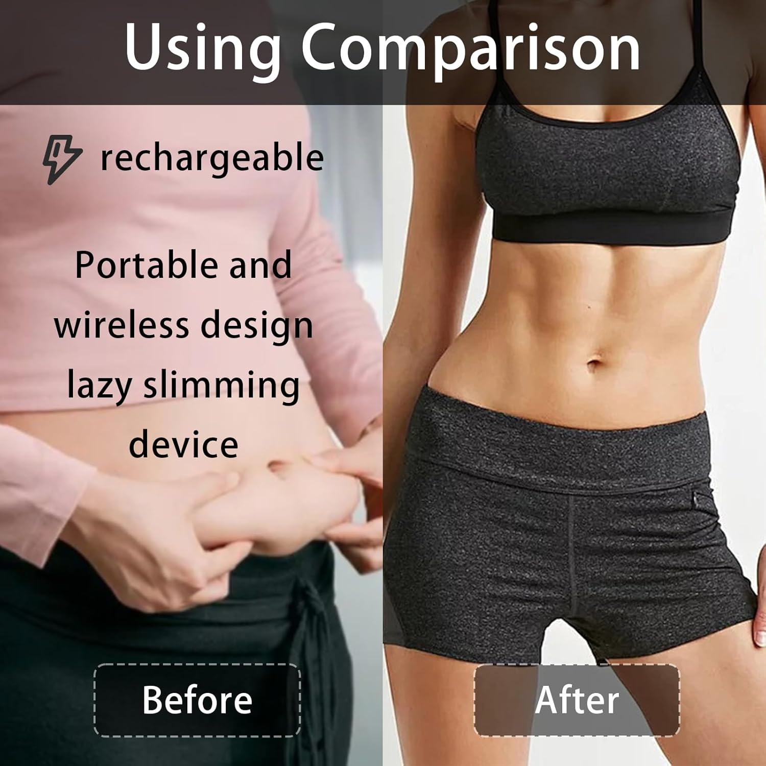 Massaggiatore Addominale Elettrico Senza Fili - immagine 2