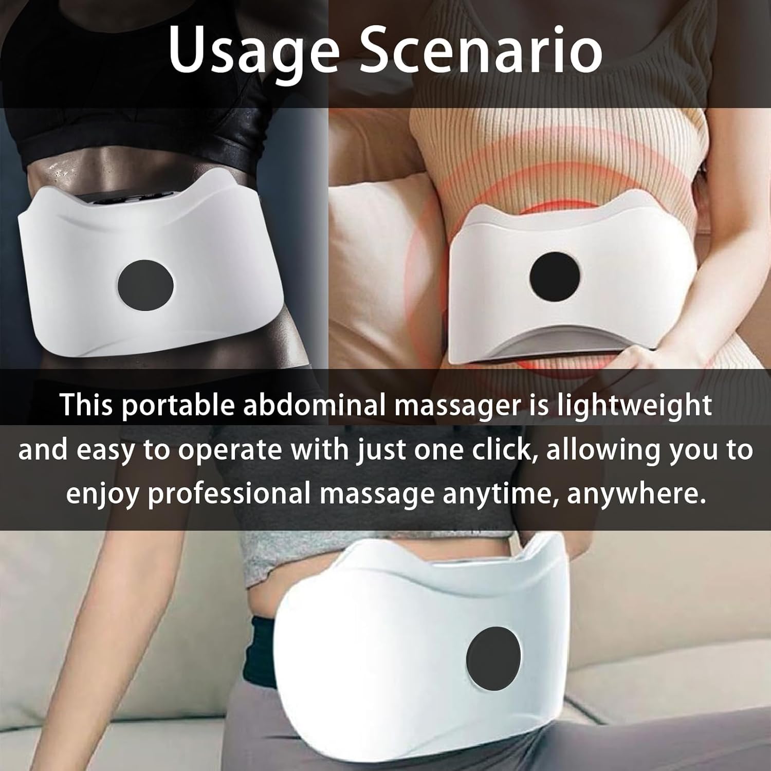 Massaggiatore Addominale Elettrico Senza Fili - immagine 4