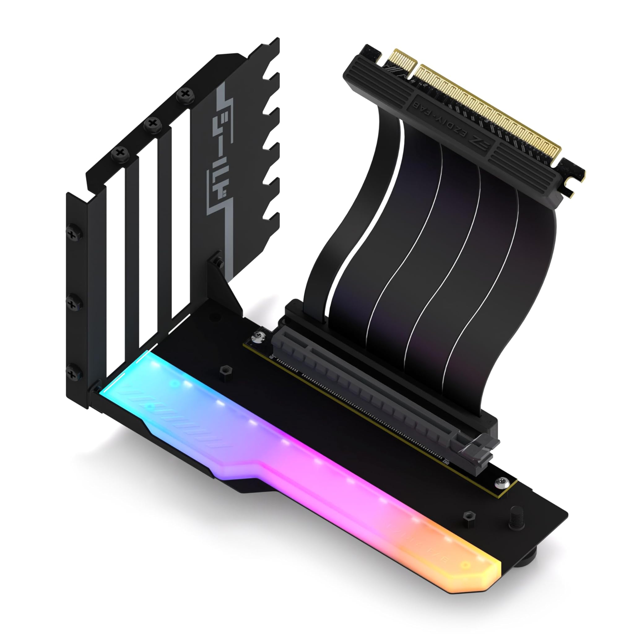 Ezdiy-fab Supporto Verticale GPU con Cavo Riser PCIE 4.0