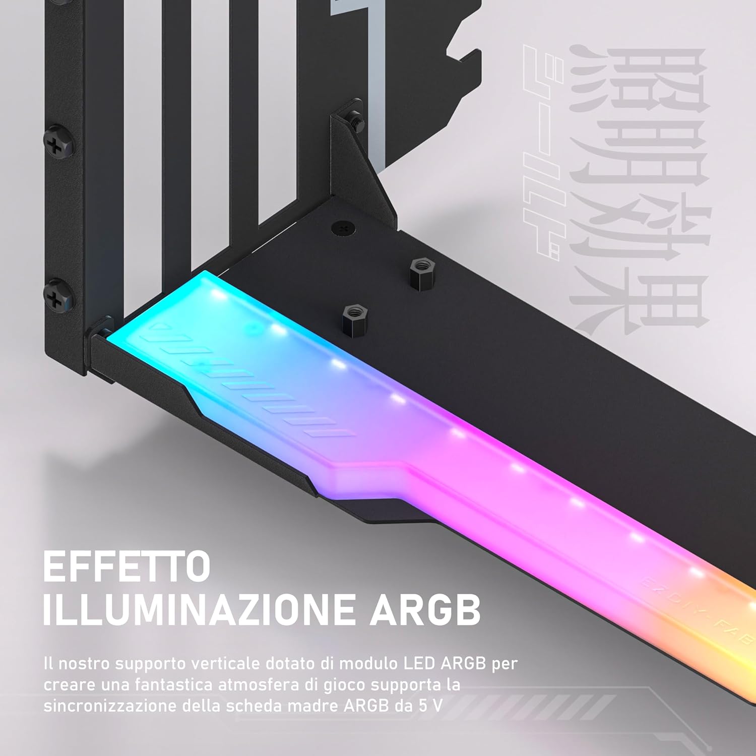 Ezdiy-fab Supporto Verticale GPU con Cavo Riser PCIE 4.0 - immagine 6