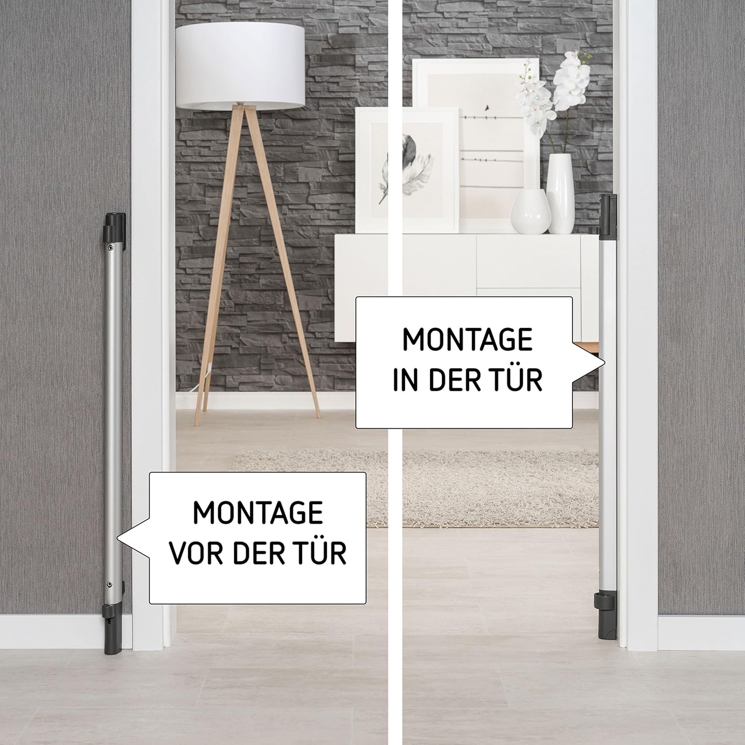 Reer Griglia Porta e Scale Trend da Avvitare, Antracite - immagine 3