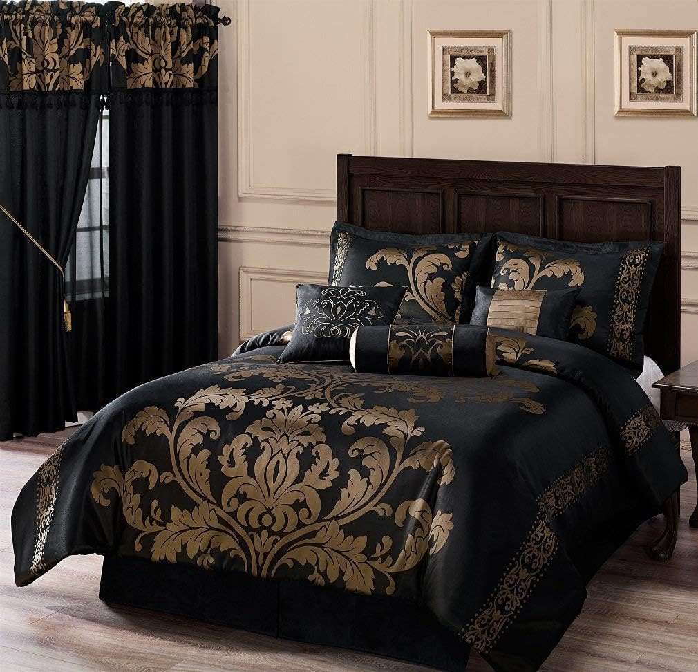 Chezmoi Collection Royale - Set Piumone Jacquard Floreale - immagine 2