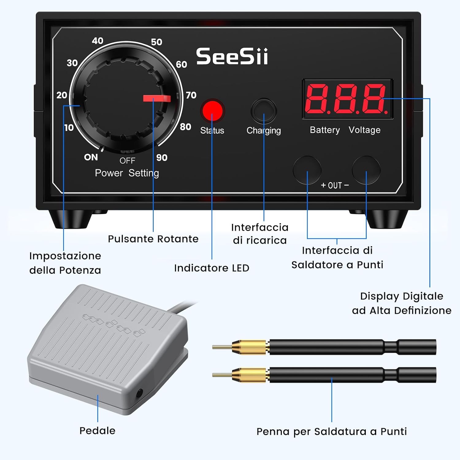 Seesii 8000W Saldatore a Punti SEE-08 Portatile - immagine 8