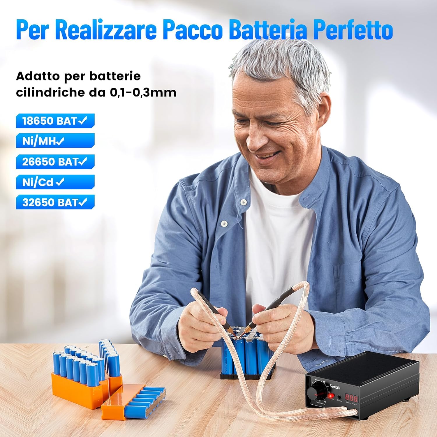 Seesii 8000W Saldatore a Punti SEE-08 Portatile - immagine 9