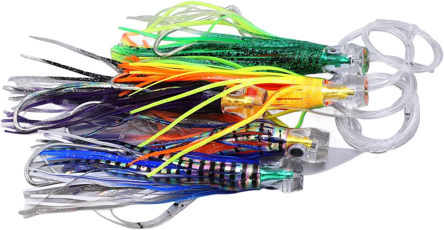 Kimiss Set Esche da Pesca alla Traina 6 Pezzi - immagine 5