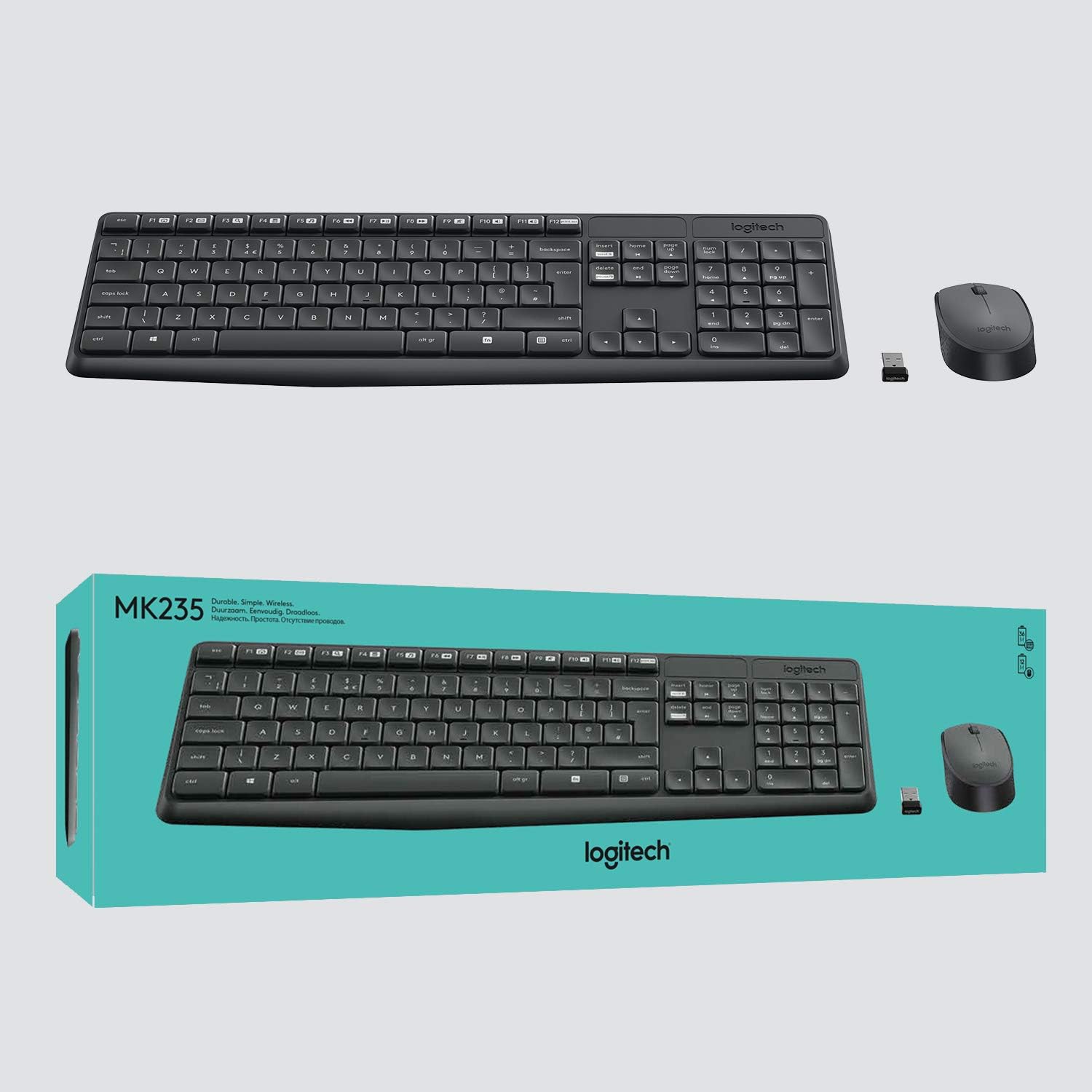 Logitech MK235 Combo Tastiera e Mouse Wireless - immagine 6