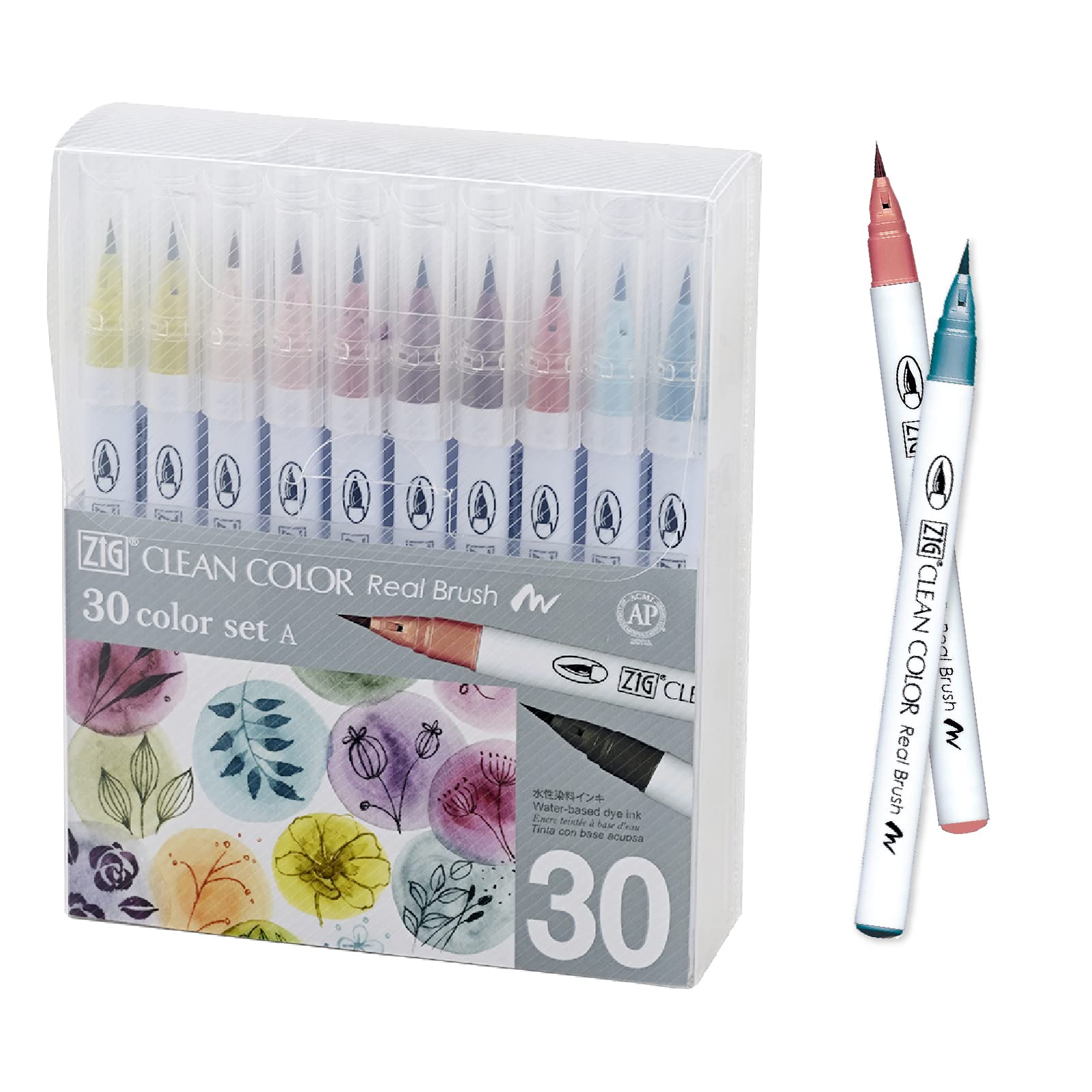 Kuretake ZIG Clean Color - Pennello 30 Colori | Velz