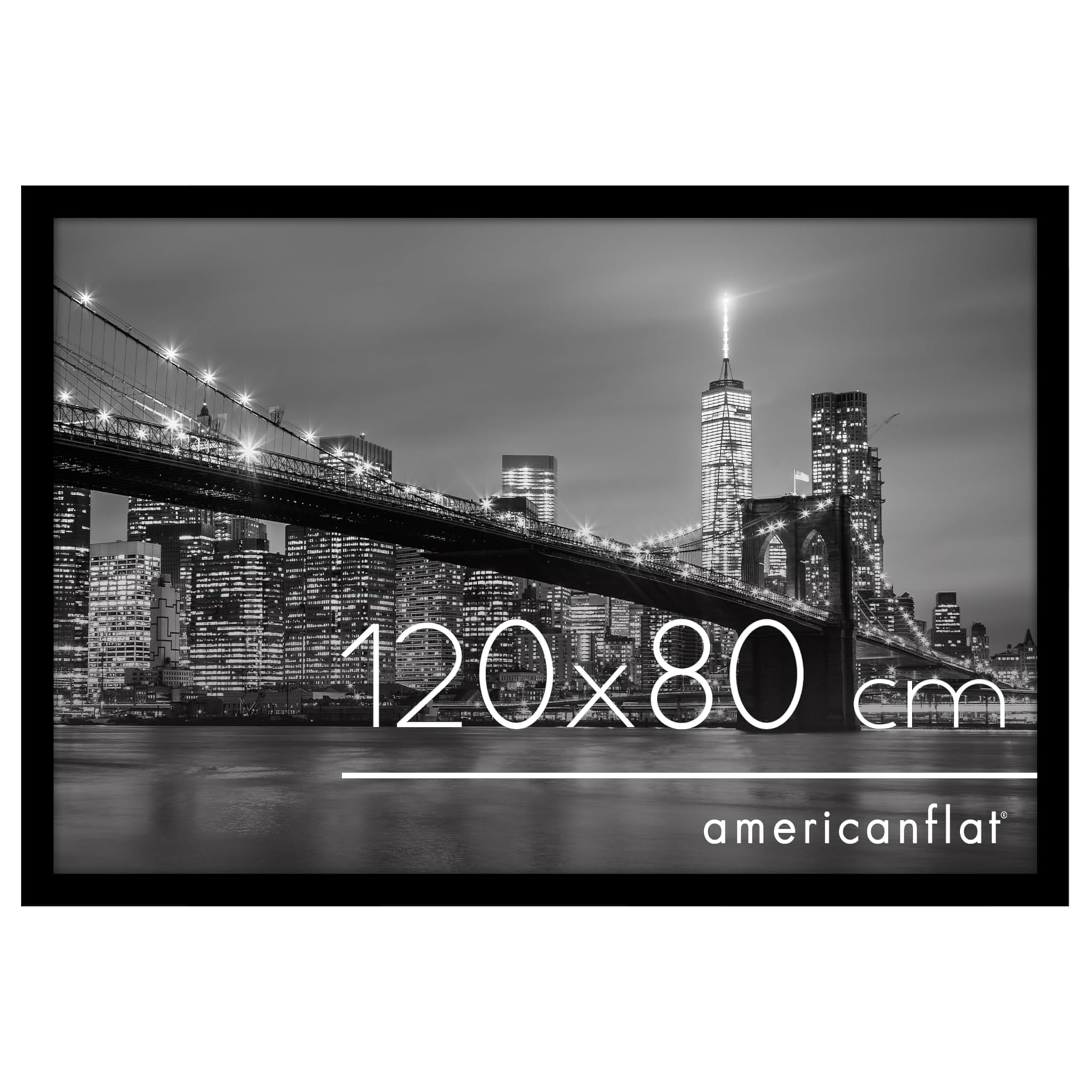 Americanflat Cornice Nera 80x120 cm