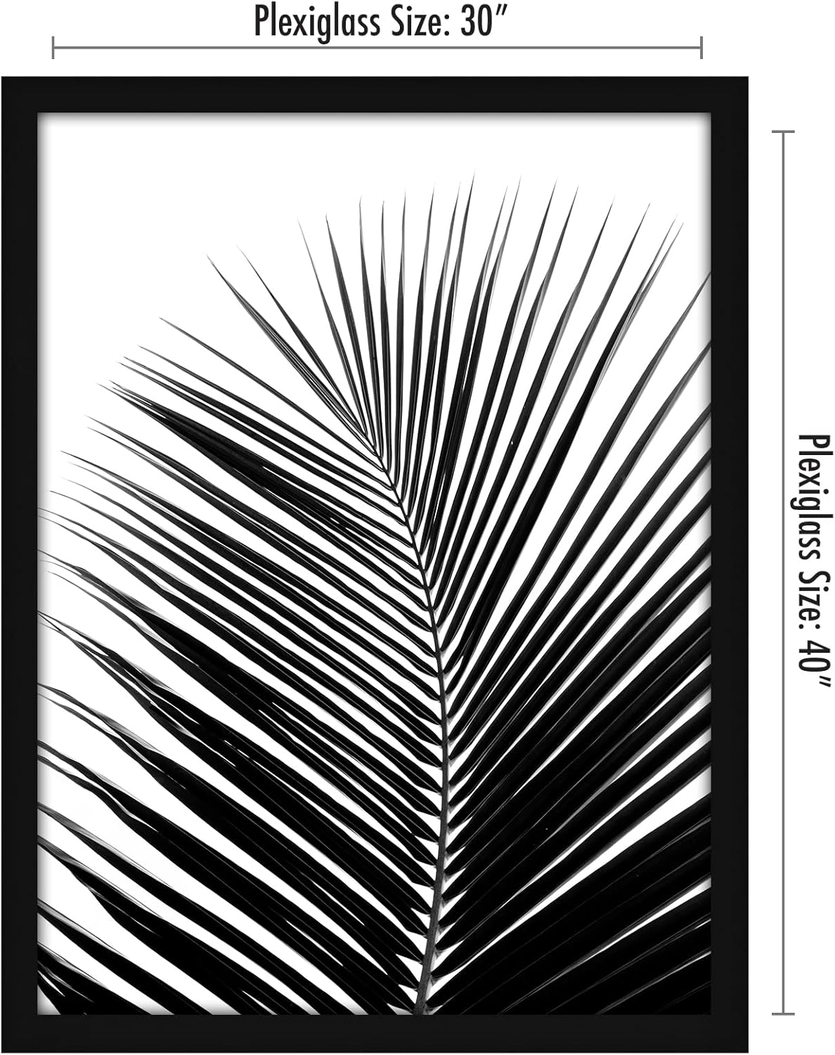 Americanflat Cornice Nera 80x120 cm - immagine 3