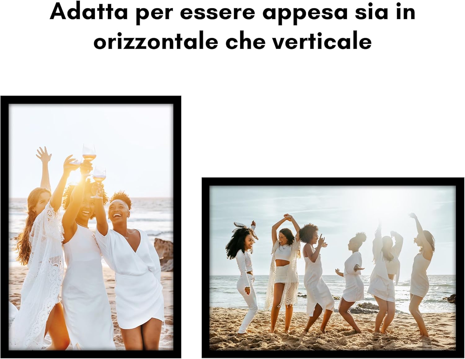 Americanflat Cornice Nera 80x120 cm - immagine 7