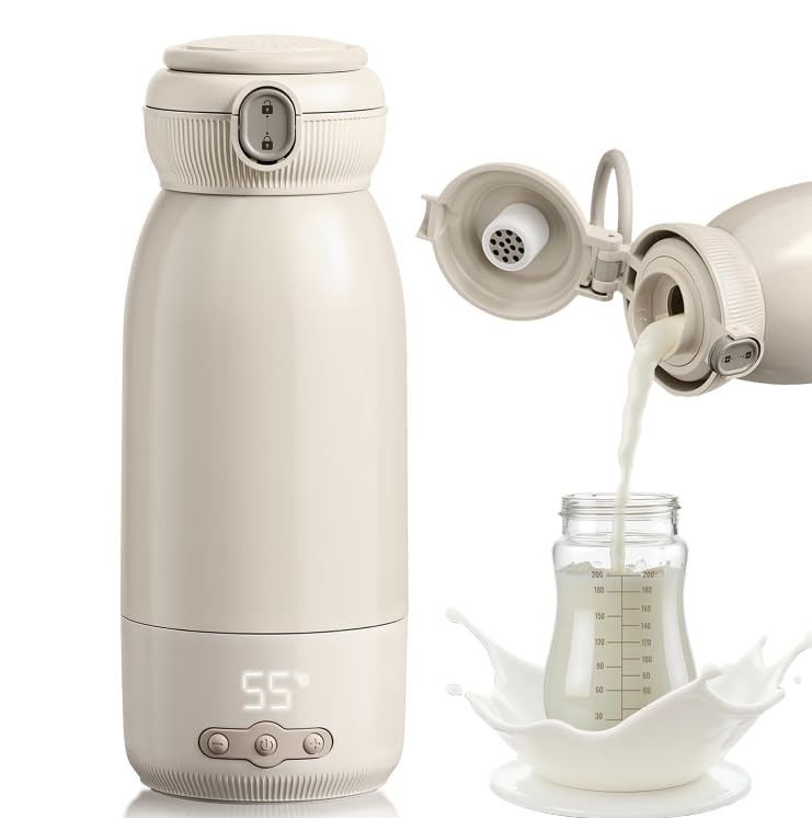 Scaldabiberon Portatile 500ml con Batteria 10400mAh