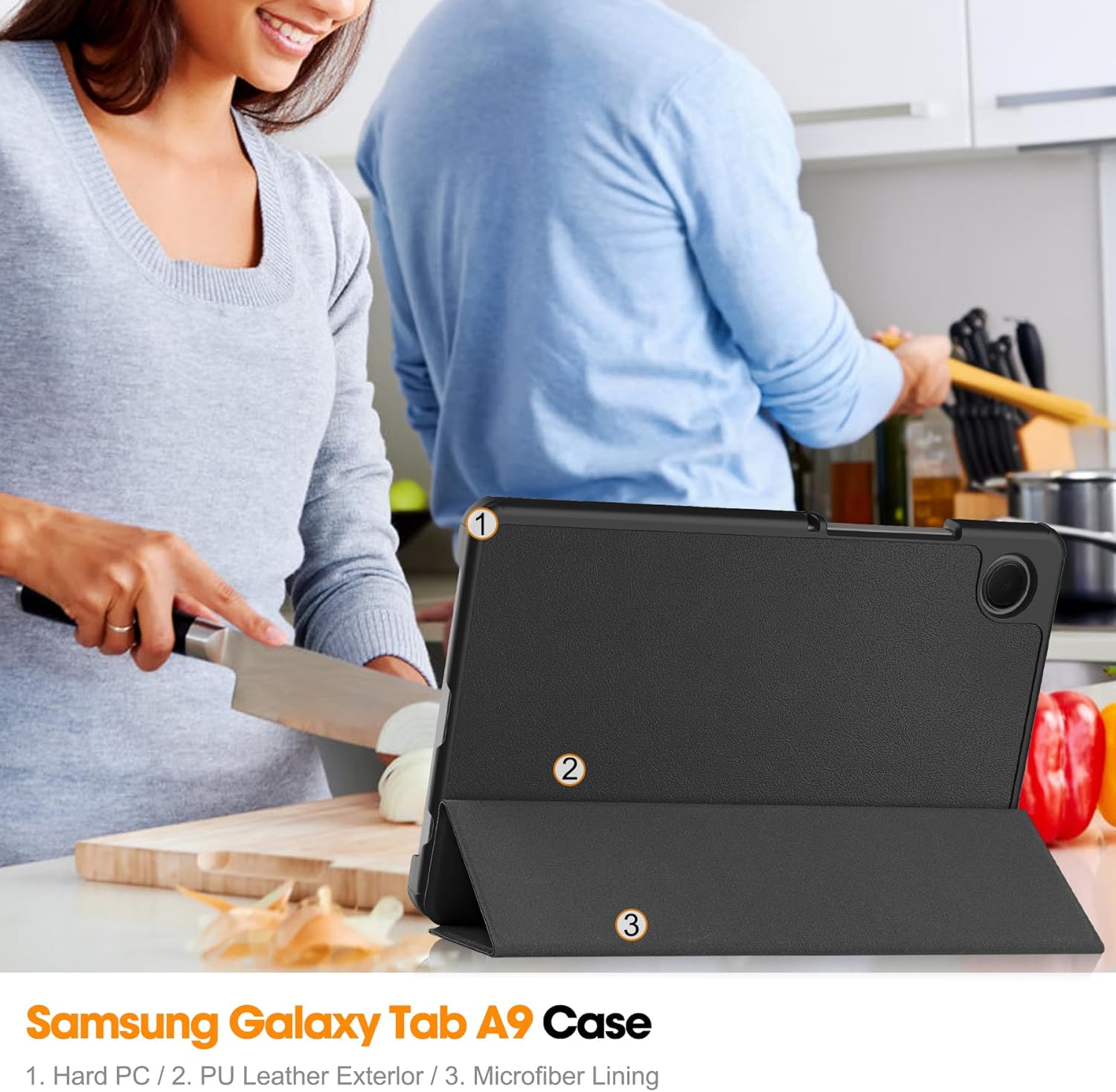 Acelive Custodia Cover per Samsung Galaxy Tab A9 8.7 pollici - immagine 6