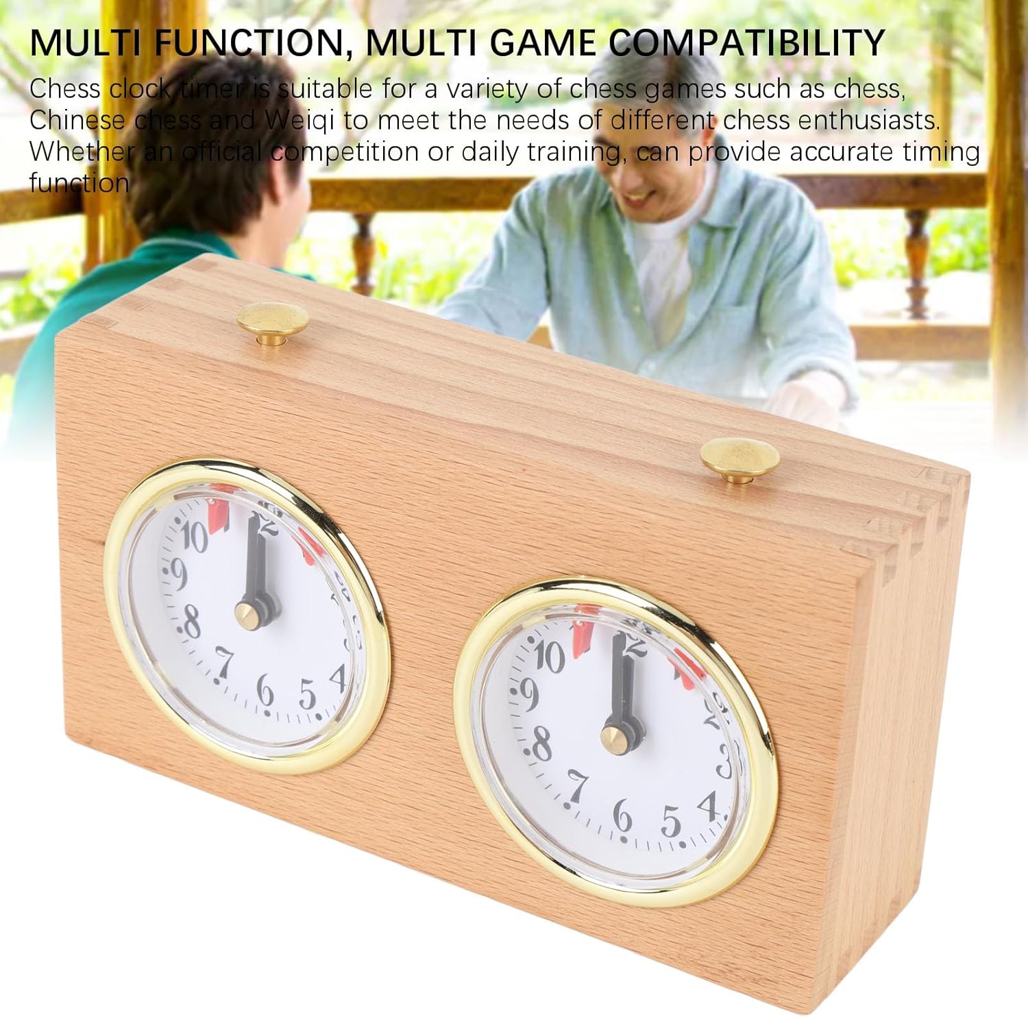 Orologio da Scacchi Analogico Retrò Classico - immagine 4