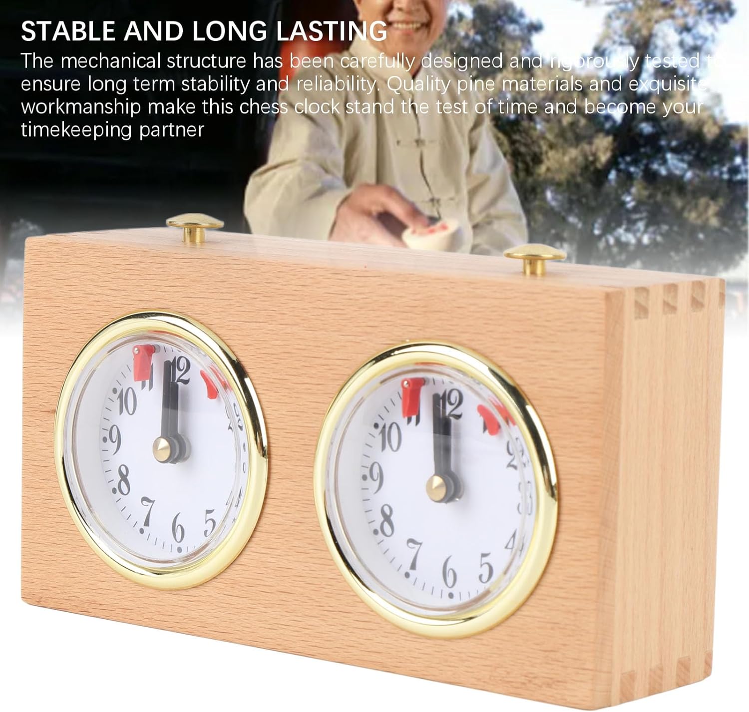 Orologio da Scacchi Analogico Retrò Classico - immagine 5