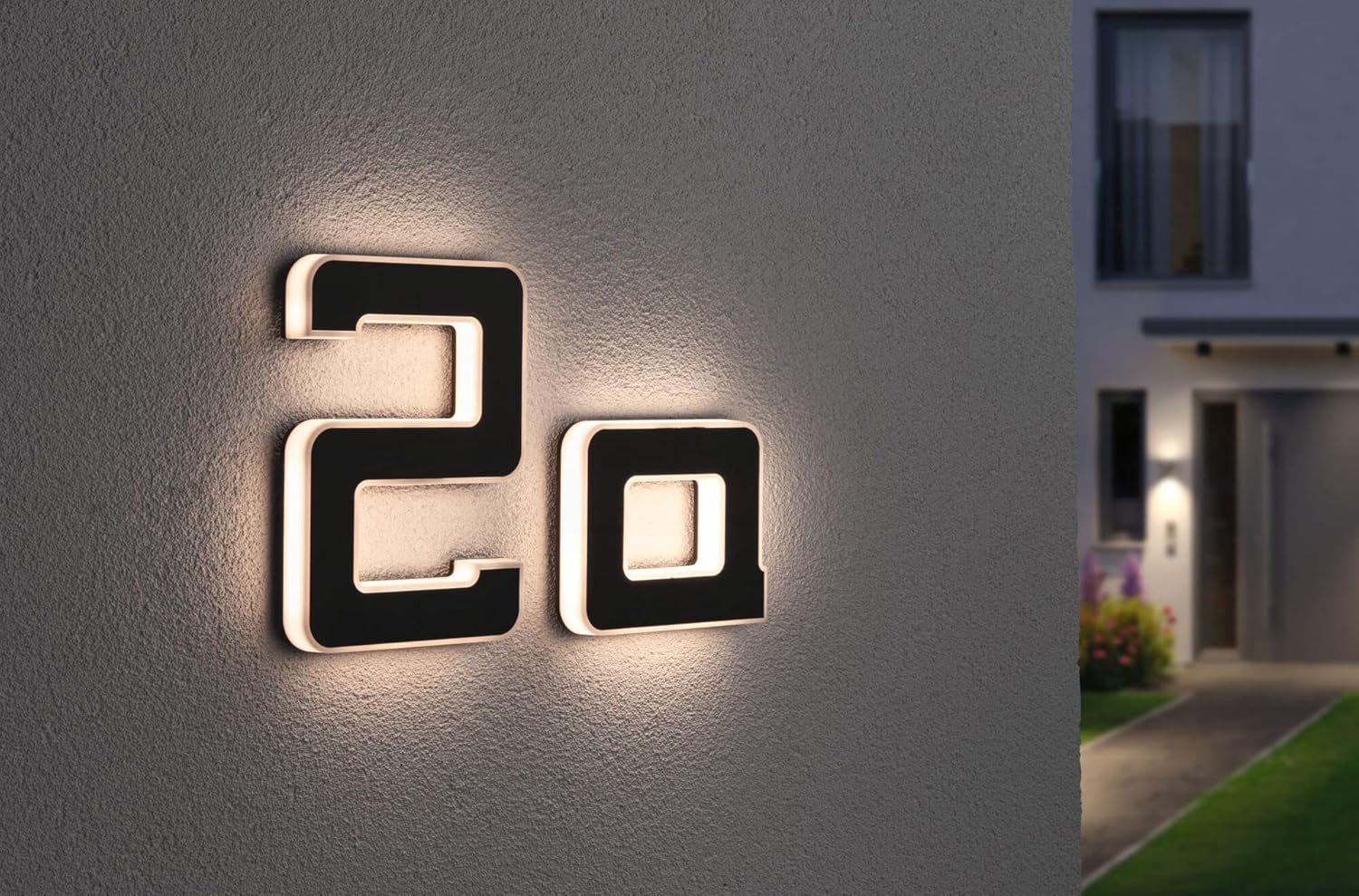 Paulmann 94650 - Numero Civico LED Solare IP44, Nero - immagine 10