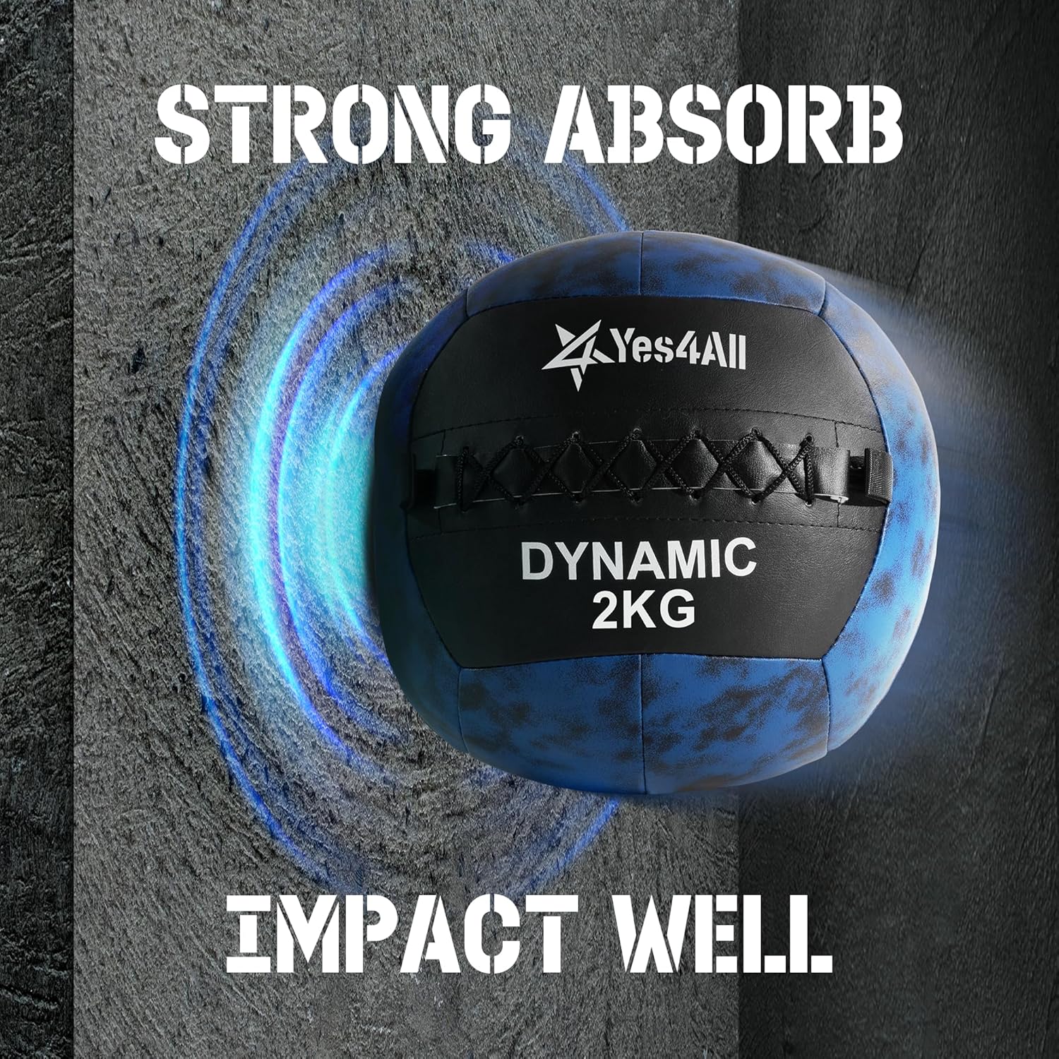 Yes4all Dynamic Wall Ball/Soft Medicine Ball - immagine 4