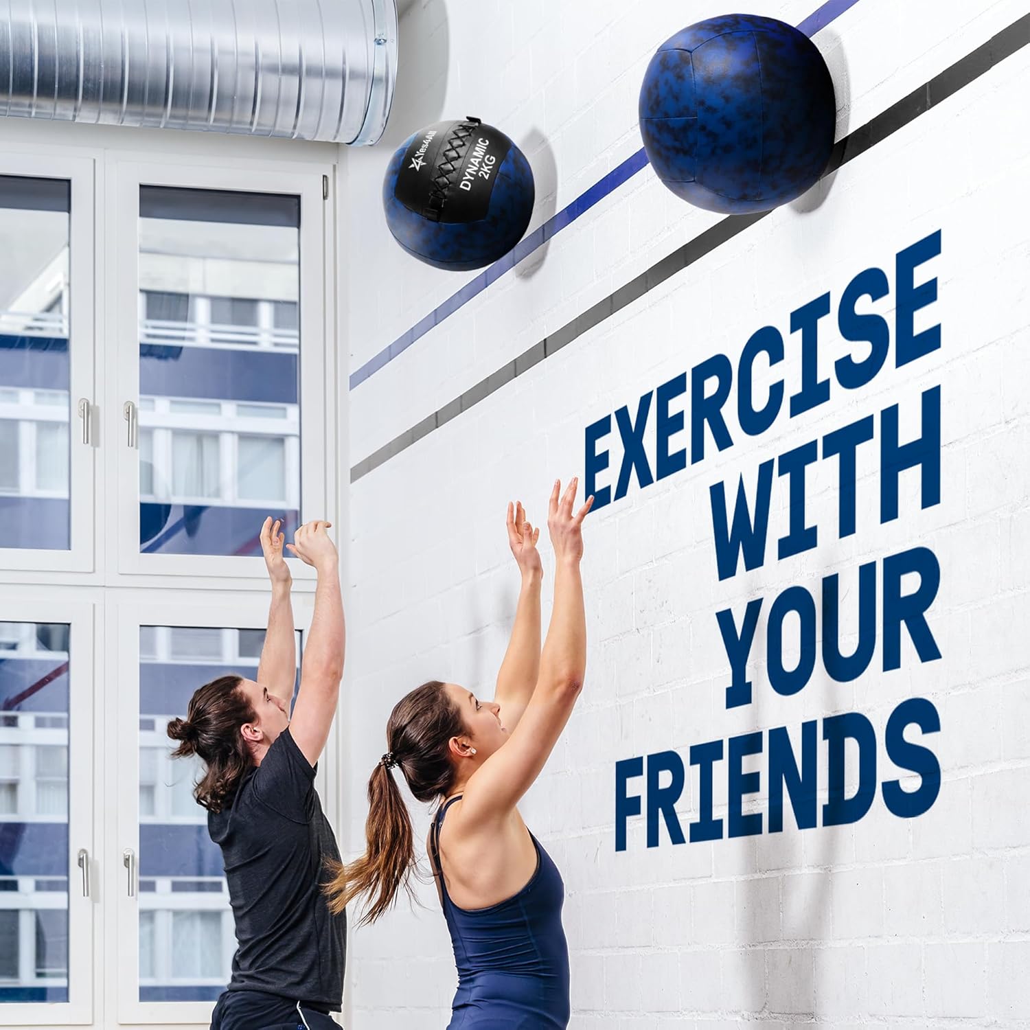 Yes4all Dynamic Wall Ball/Soft Medicine Ball - immagine 6