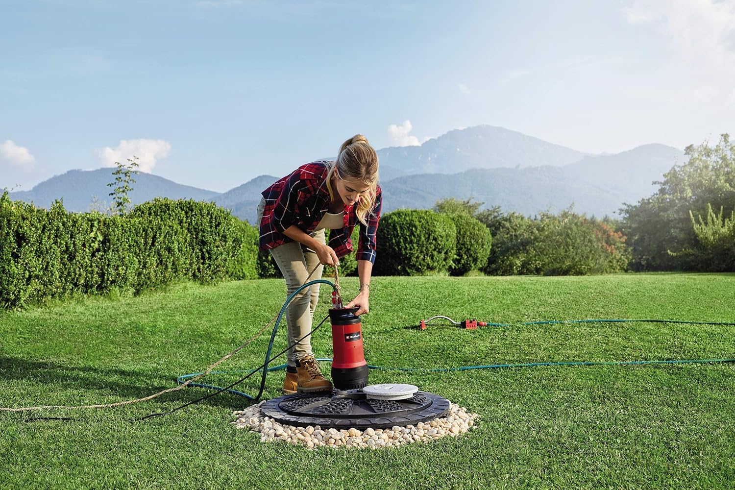 Einhell GE-PP 5555 RB-A - Pompa per Cisterne 550W - immagine 3