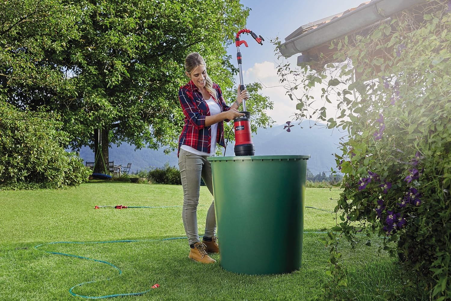 Einhell GE-PP 5555 RB-A - Pompa per Cisterne 550W - immagine 4