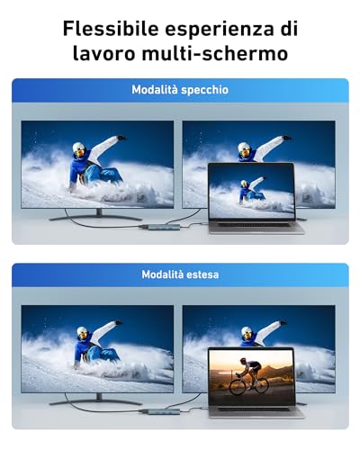 acer HUB USB C - Adattatore con HDMI 4K e VGA - immagine 5