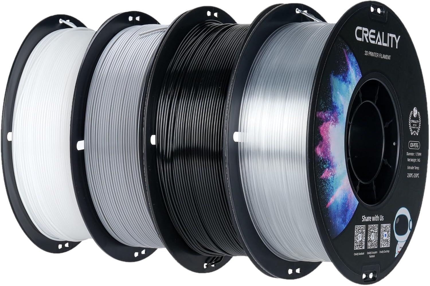 Creality PETG Filamento Stampante 3D 1,75mm 1KG - immagine 1