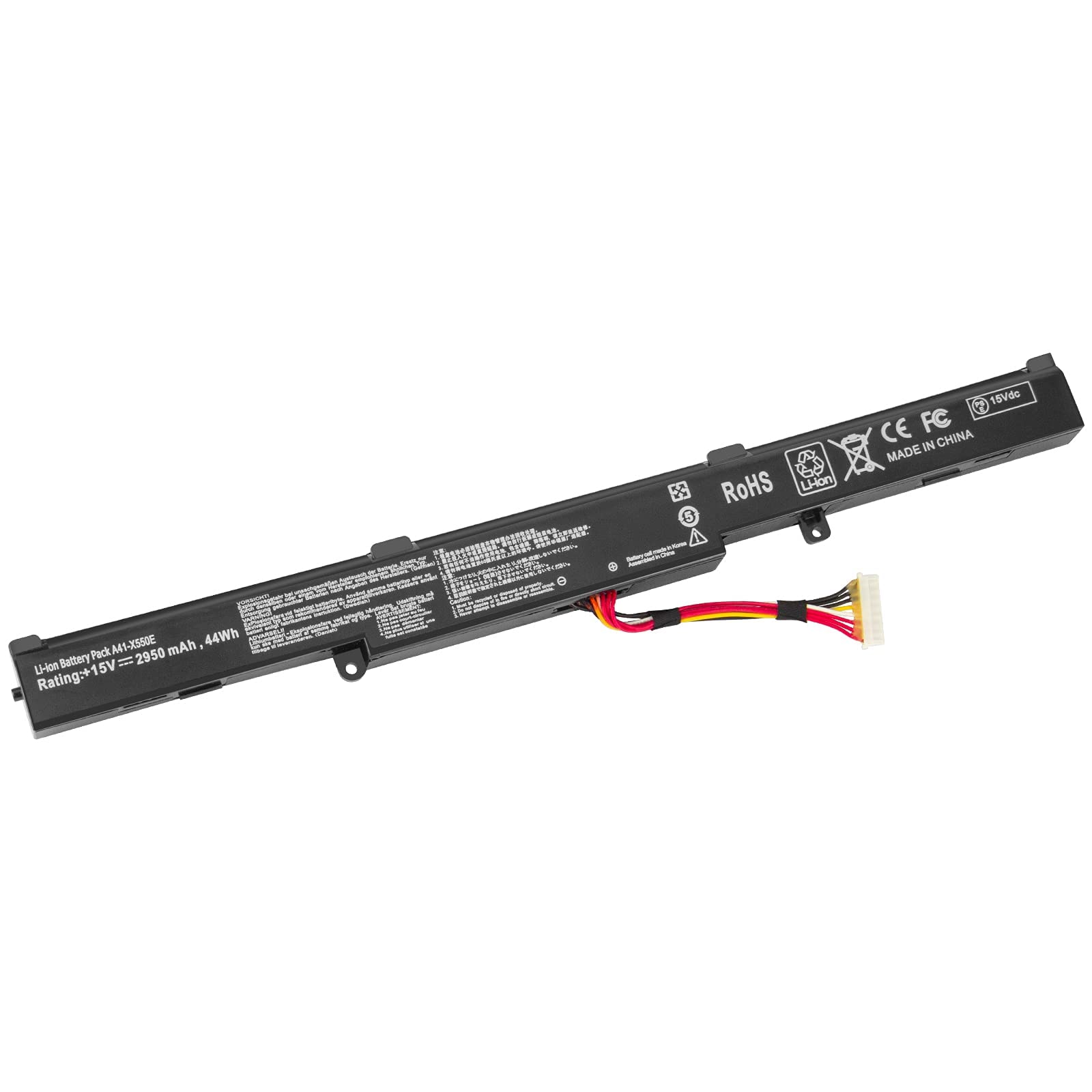 Exmate 2600mAh Batteria A41-X550E per Asus X450 X450E X450JF A450J ...