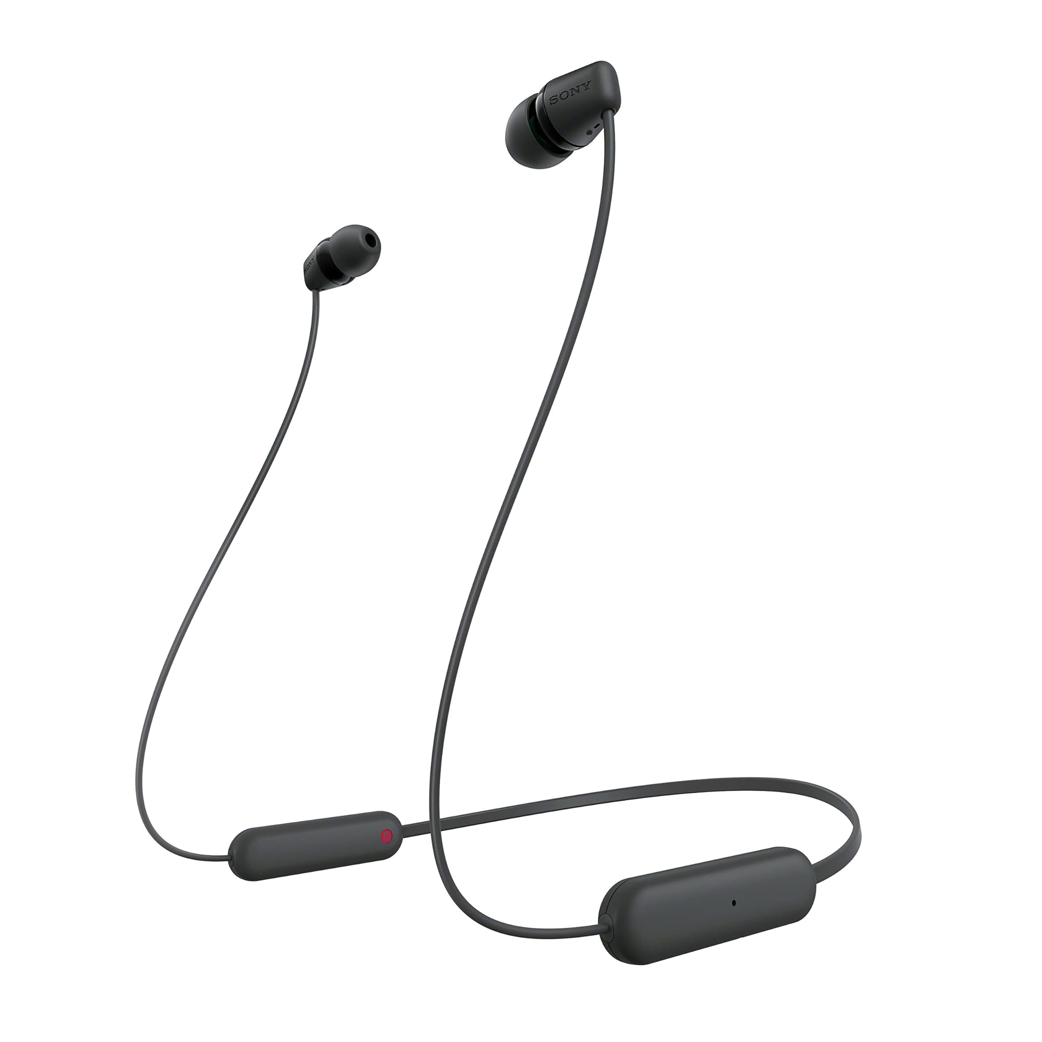 Sony WI-C100 - Cuffie Wireless Bluetooth 25h, Nero