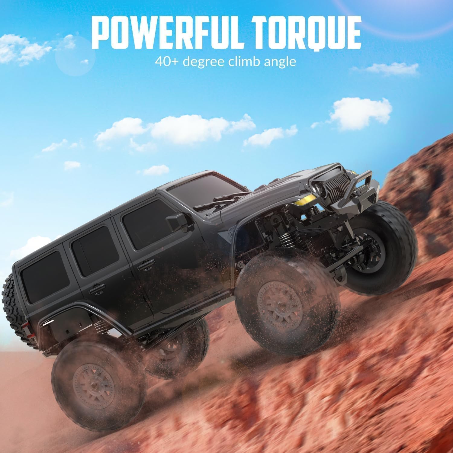 RACENT Auto Telecomandata 1:24 Off-Road 4WD - immagine 3