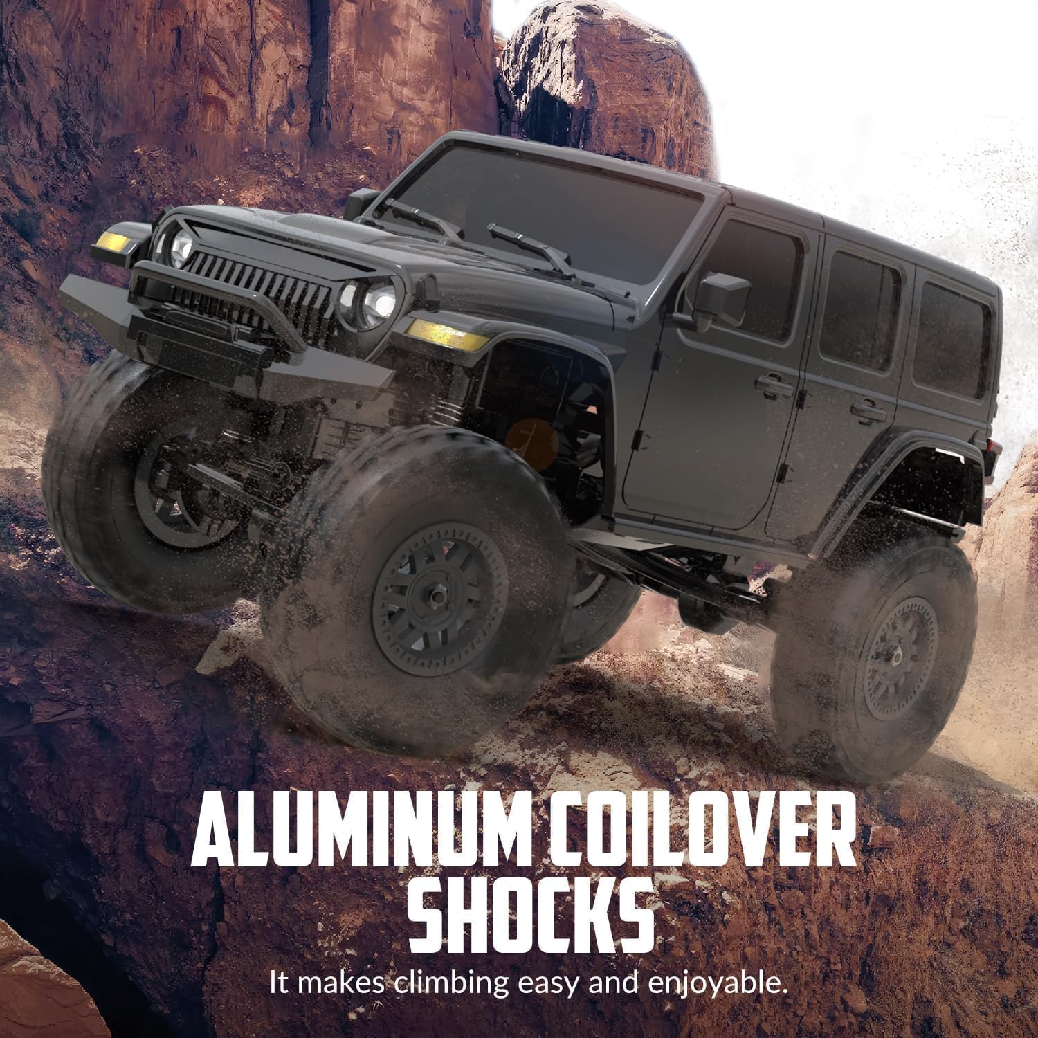 RACENT Auto Telecomandata 1:24 Off-Road 4WD - immagine 4