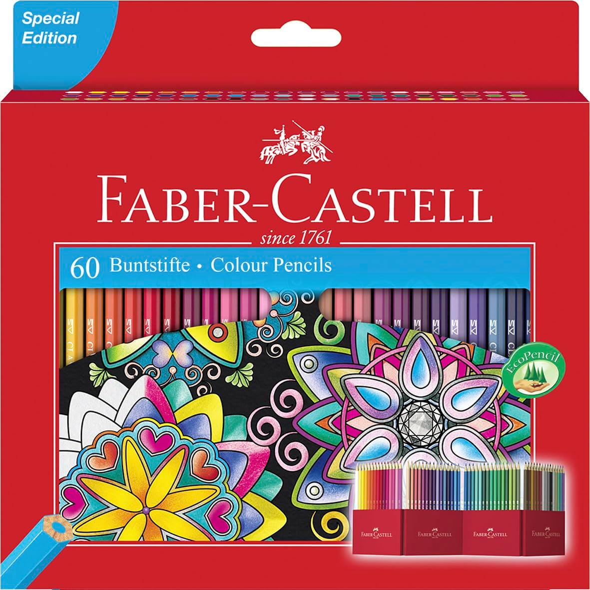 Faber-Castell 111260 Set Pastelli - immagine 1