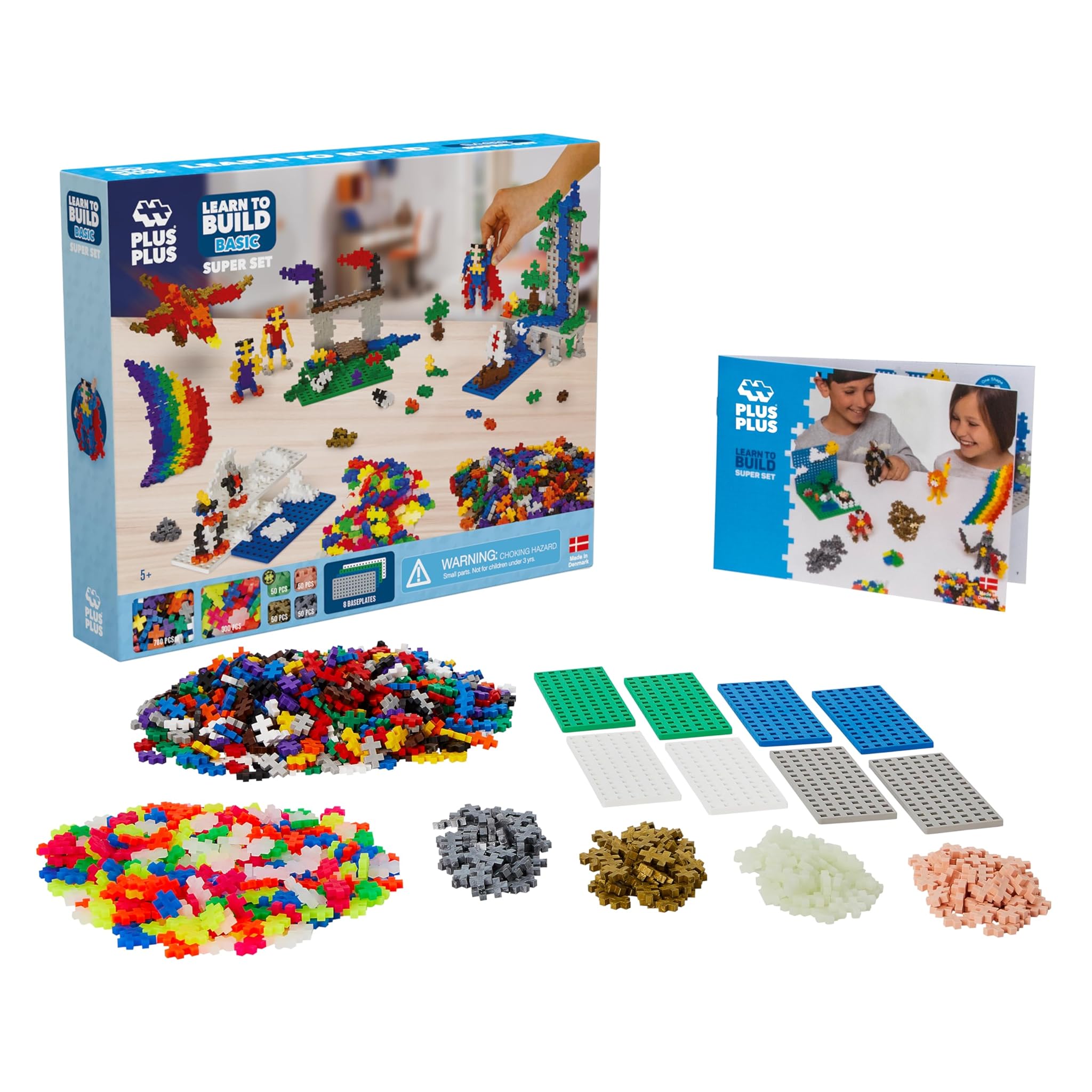 Plus-Plus Learn to Build Super Set 9603811 - 1200 Pezzi
