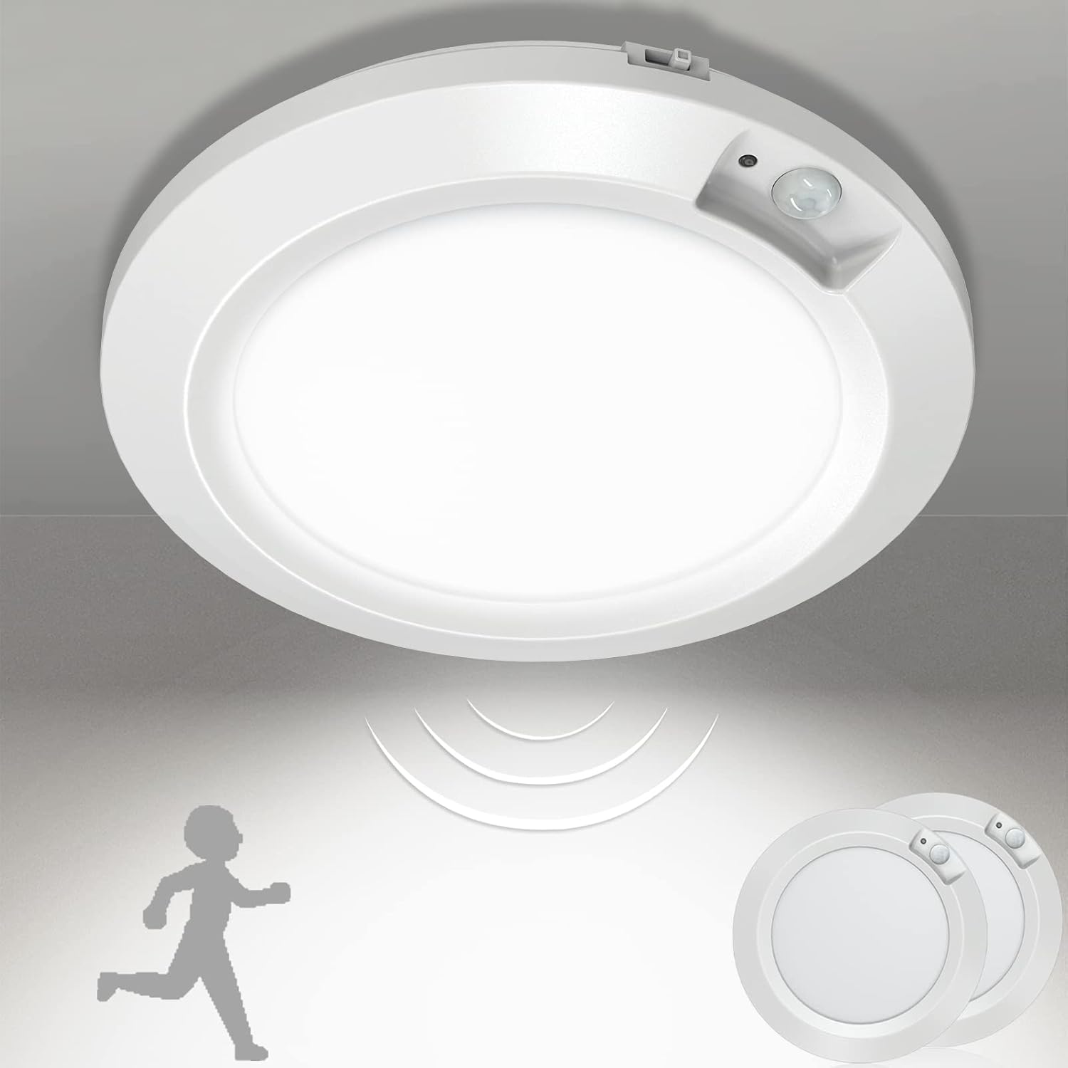 Bemexred Plafoniere LED a Batteria con Sensore di Movimento - immagine 1