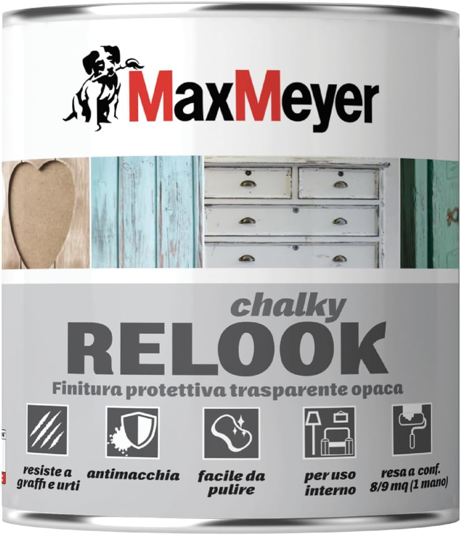Maxmeyer Chalky Relook Finitura Trasparente 0.5 L - immagine 1