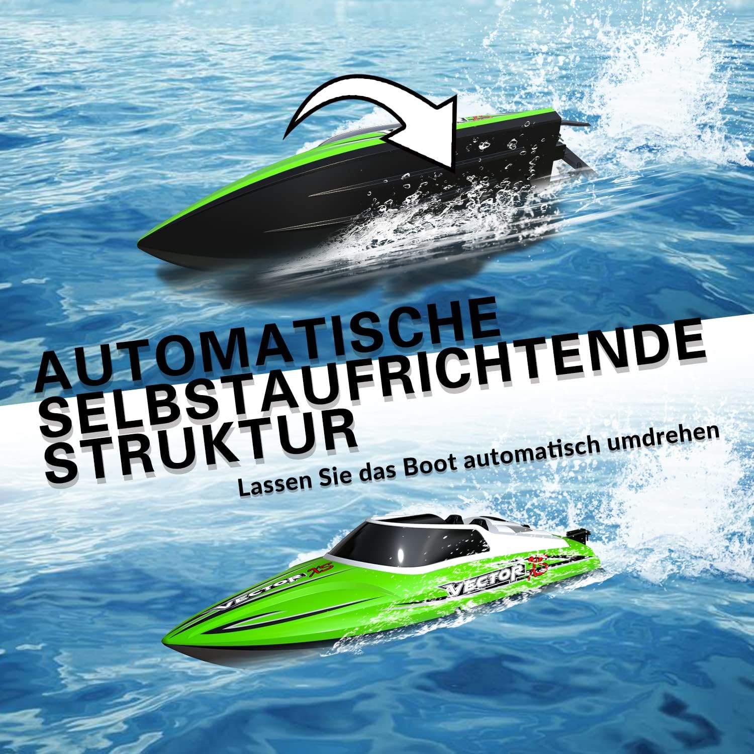 VOLANTEXRC Vector XS - Barca Telecomandata Impermeabile - immagine 3