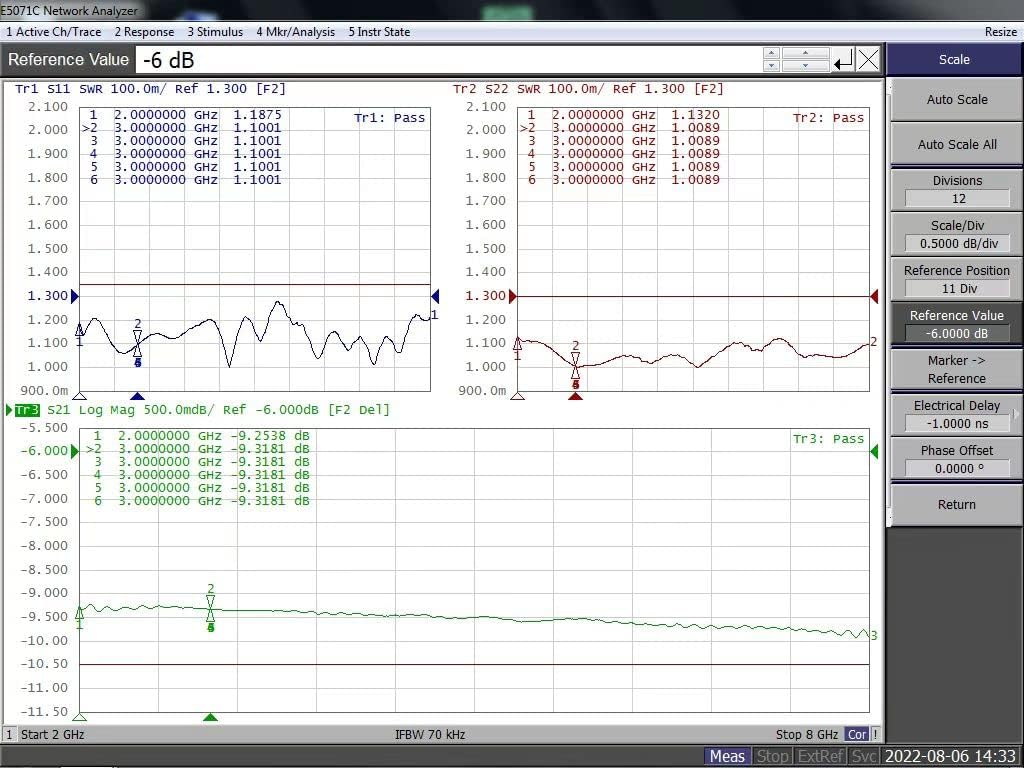 TOJOIN Diviseur de Puissance Passif 8 Vie SMA 2-8GHz - immagine 4