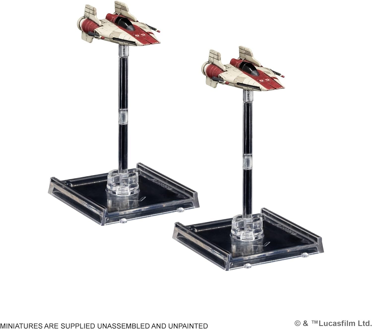 Star Wars X-Wing 2nd Edition Miniatures Game Rebel Alliance Squadron Starter Pack,Gioco di strategia per adulti e ragazzi,Età 14+,Tempo di gioco medio 45 minuti,Realizzato da Atomic Mass Games - immagine 4
