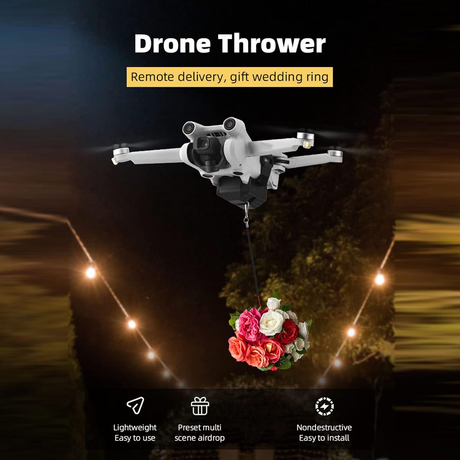 Alomejor Contagocce RC Drone Thrower con Telecomando - immagine 6