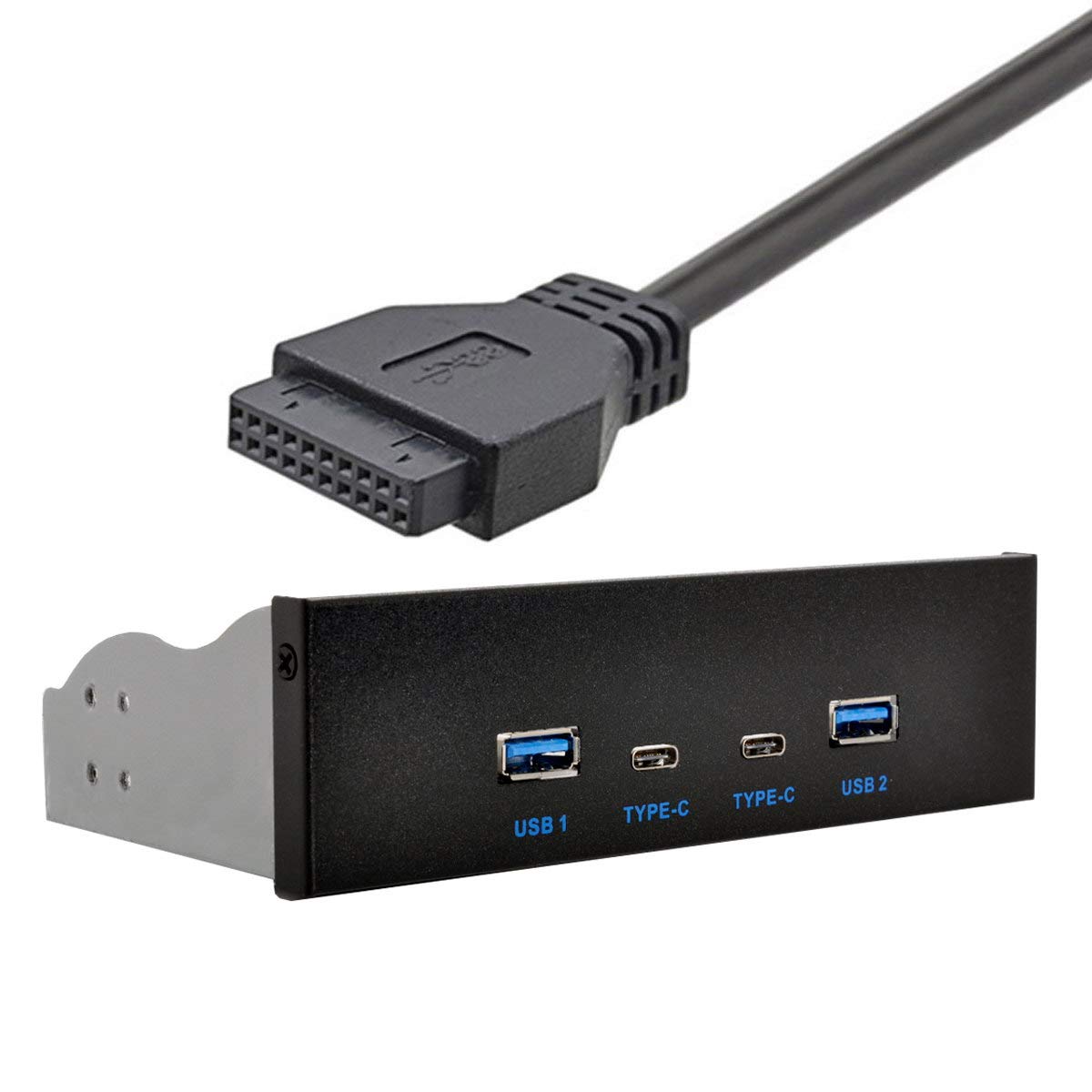 Xiwai Cavo Connettore USB-C e USB 3.0 HUB 4 Porte