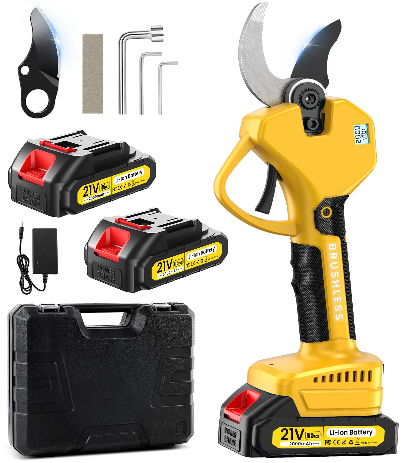 Forbici Potatura Elettriche 800W Brushless 50mm