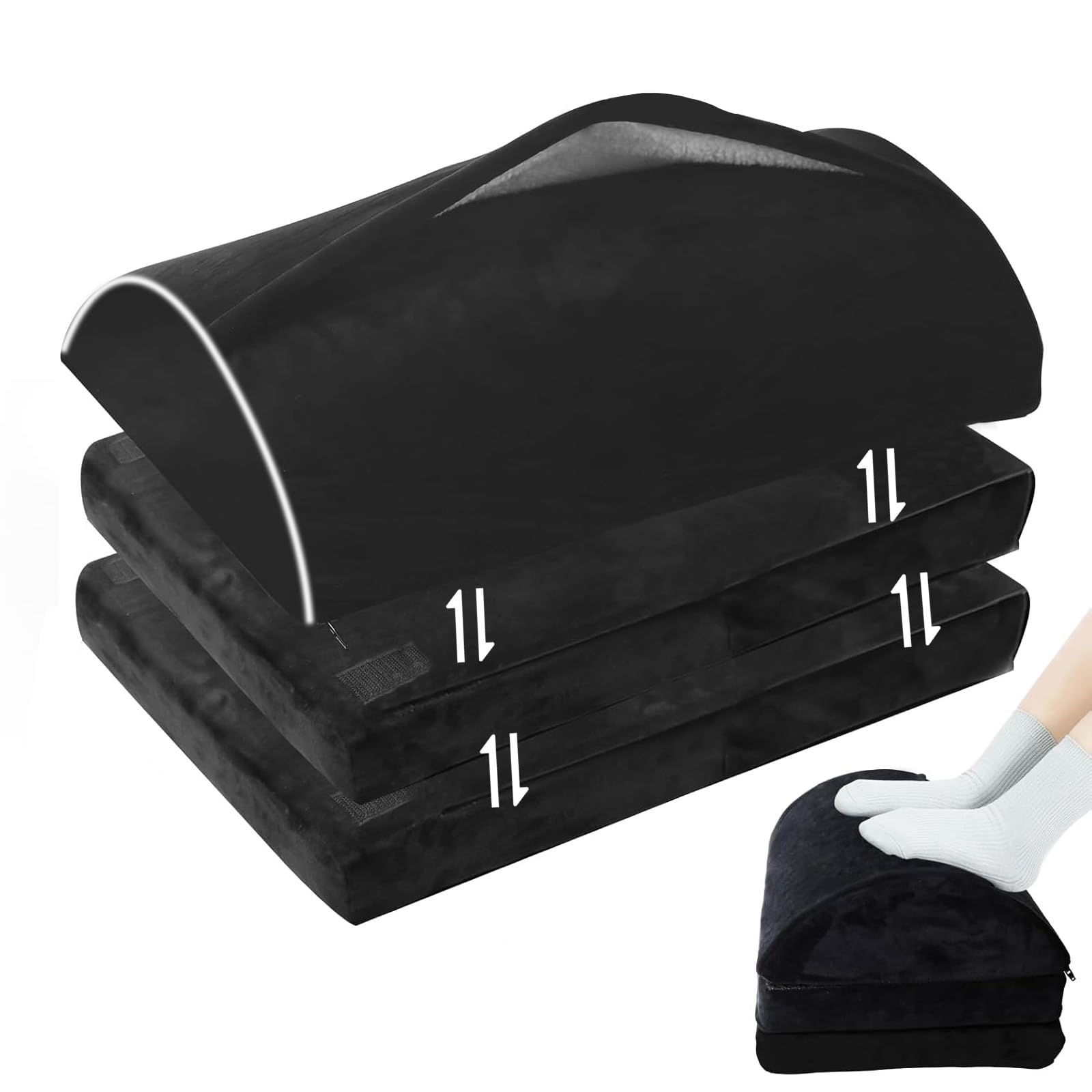 Poggiapiedi Sotto Scrivania in Memory Foam