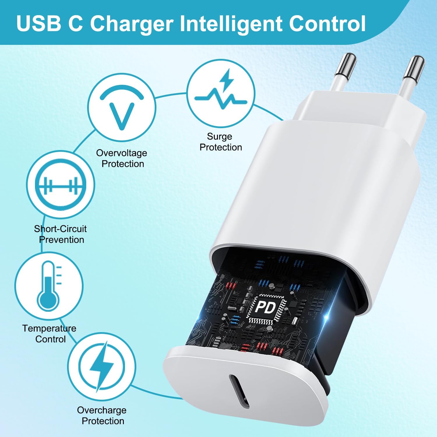 Caricatore iPhone Originale Apple MFi 25W con Cavo 2M - immagine 6