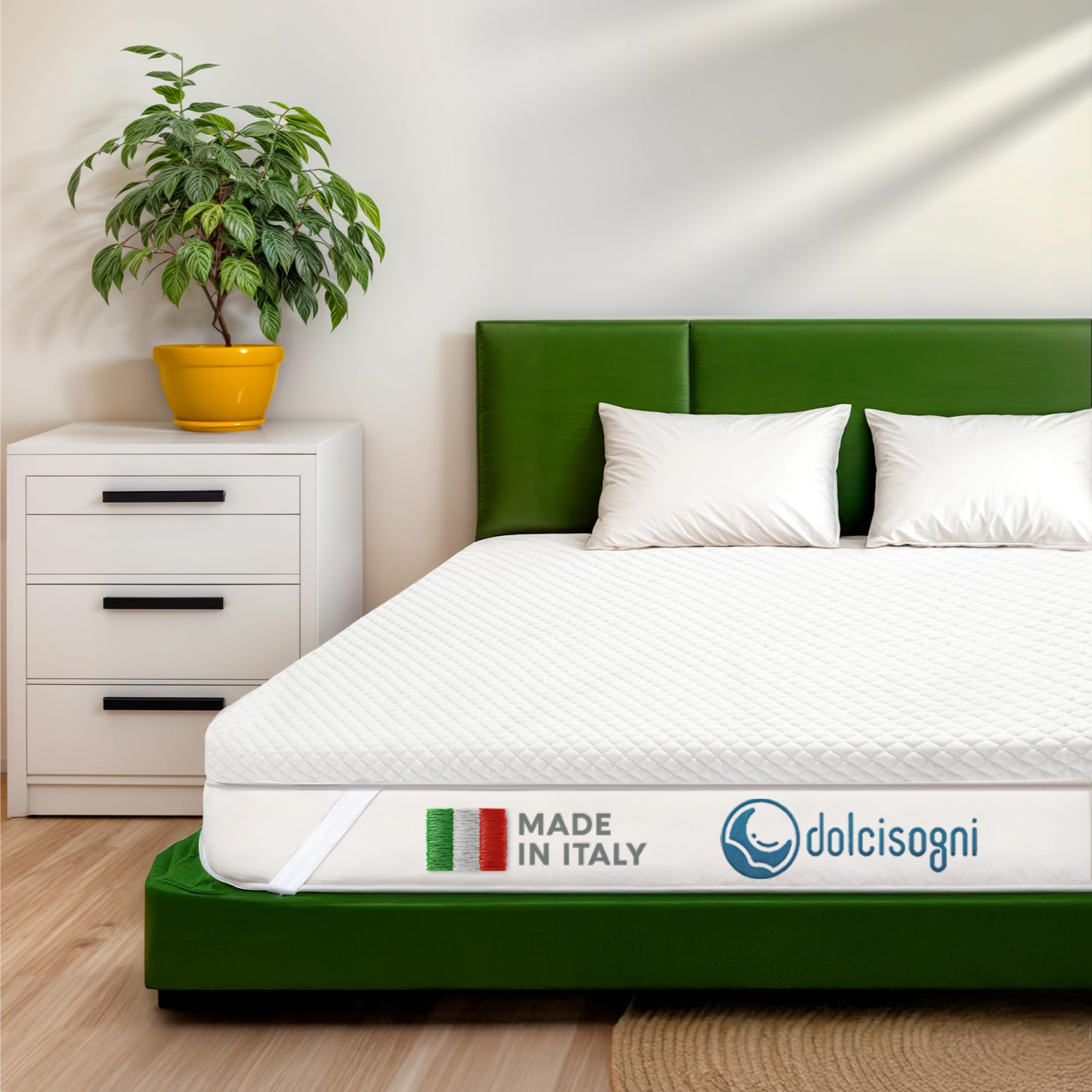 Dolci Sogni Topper Memory Foam 140x190 cm, Spessore 5 cm
